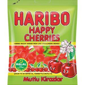 Helal Haribo Happy Cherries 80 g - Mutlu Kirazlar 80 g