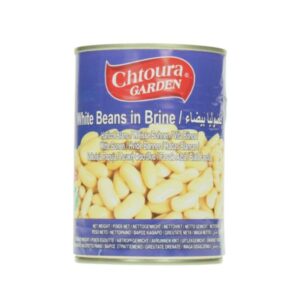 Chtoura Garden gekochte Weiße Bohnen 400g - Haslanmis Fasulye 400ggekochte Weiße Bohnen